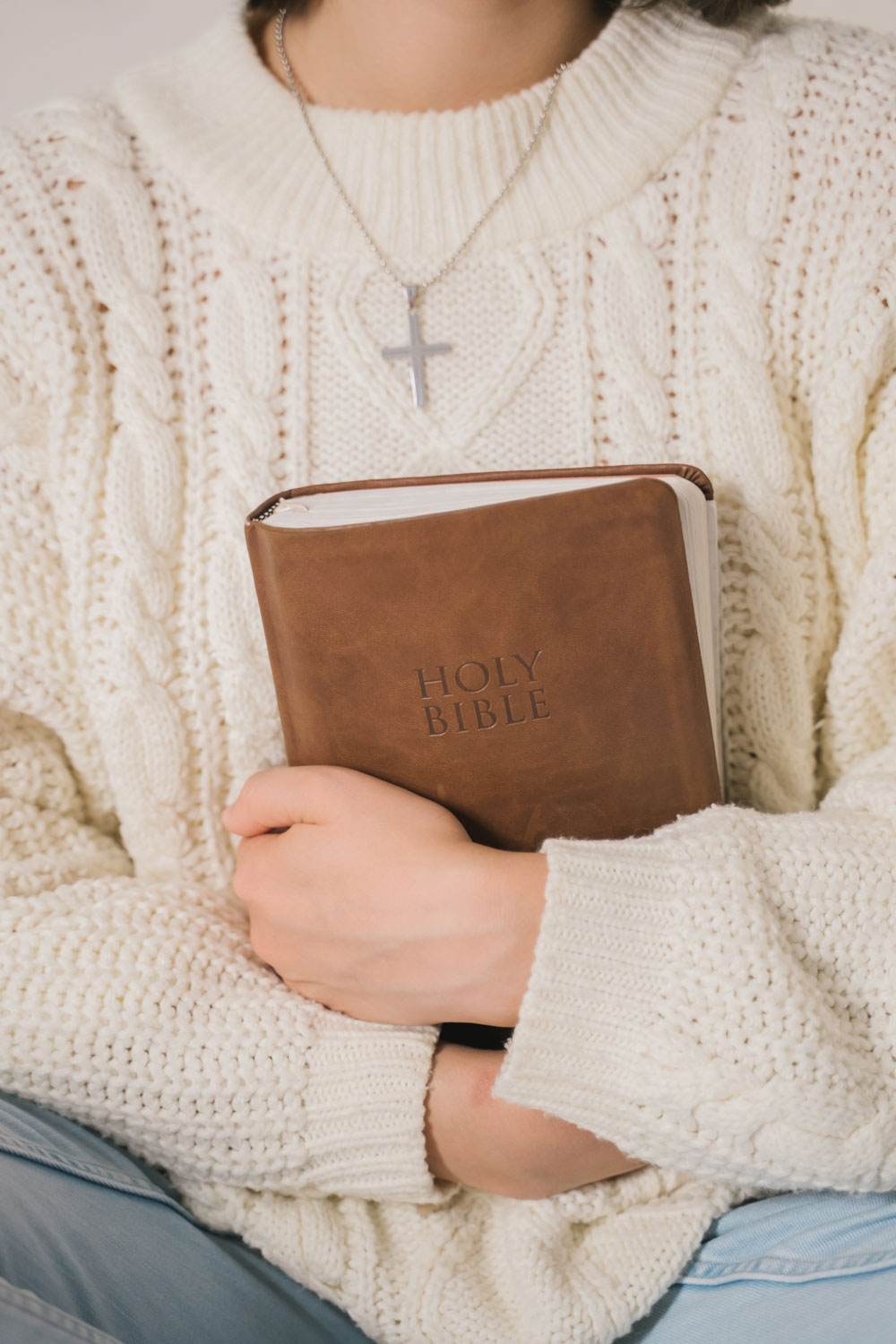 Lady with a bible